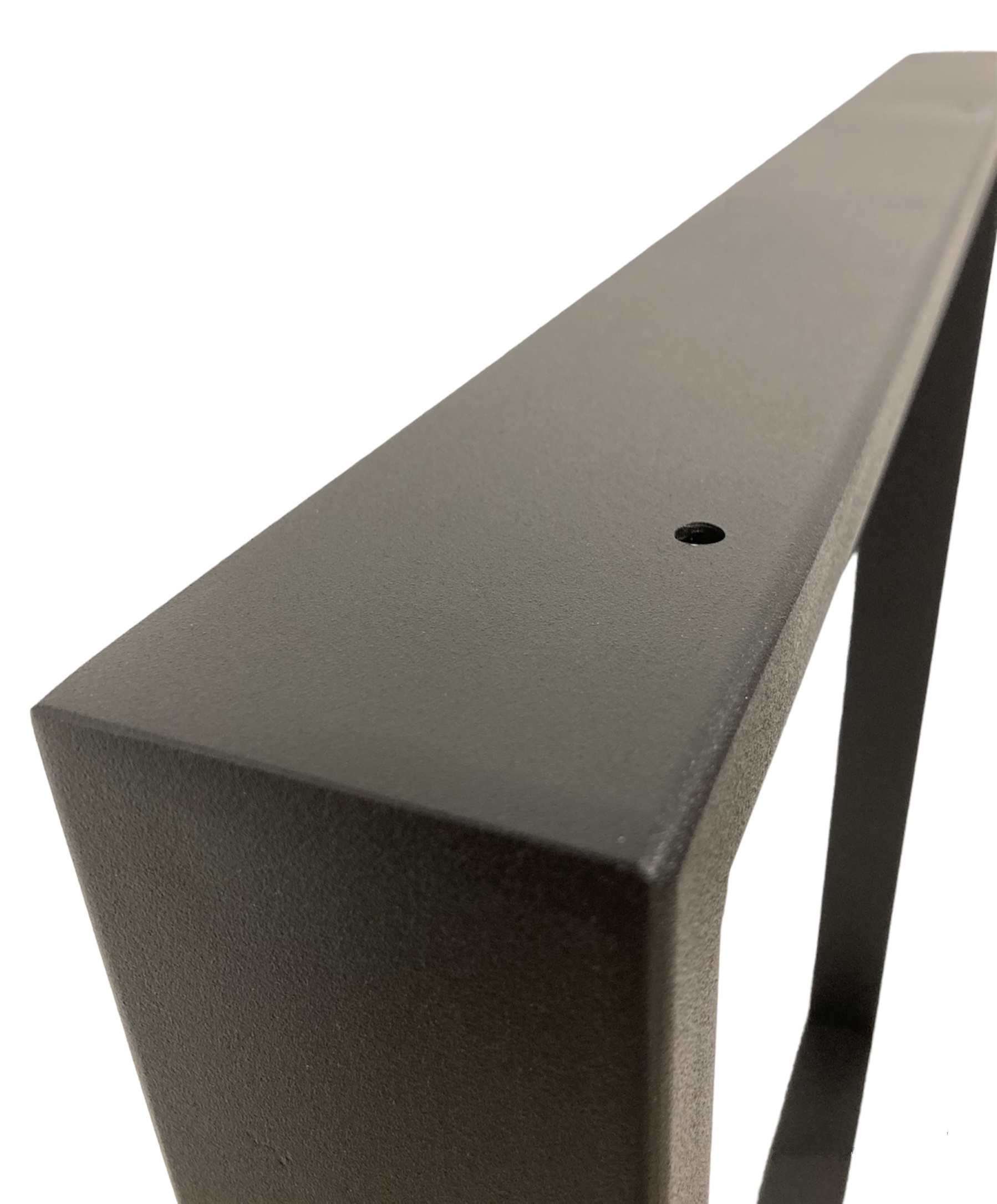 Noga metalowa do stołu loft industrial 72 cm profil 80x80 Nowość surowa szlifowana stal - obrazek 10